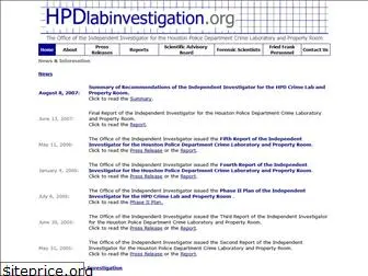 hpdlabinvestigation.org