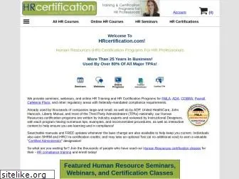 hrcertification.com