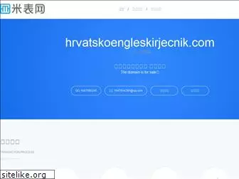 hrvatskoengleskirjecnik.com