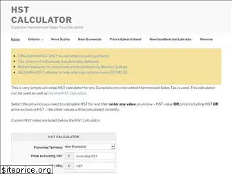 hstcalculator.ca