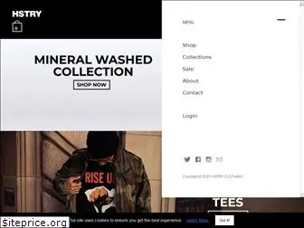 hstryclothing.com