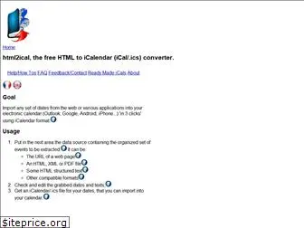 html2ical.com