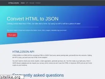 html2json.com