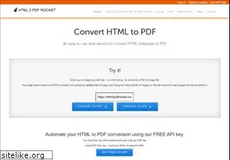 html2pdfrocket.com