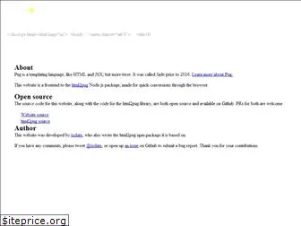 html2pug.com
