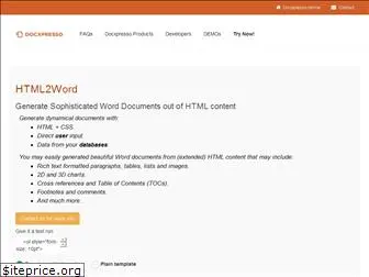 html2word.com