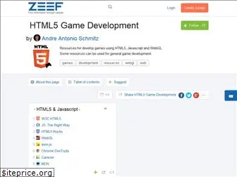 html5-game-development.zeef.com