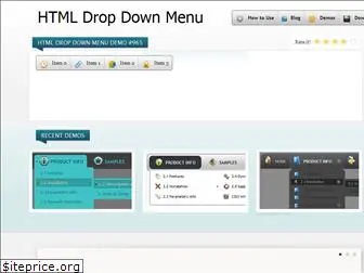 htmldropdownmenu.com