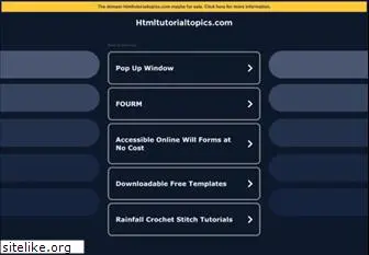 htmltutorialtopics.com