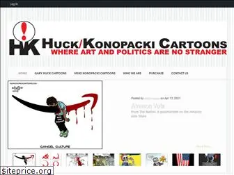 huckkonopackicartoons.com