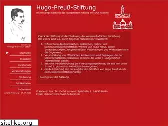 hugo-preuss-stiftung.de