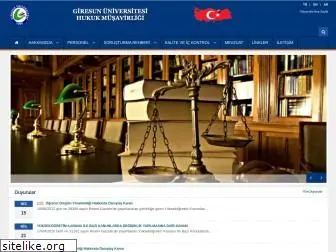 hukuk.giresun.edu.tr - ana sayfa  giresun üniversitesi