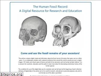 human-fossil-record.org