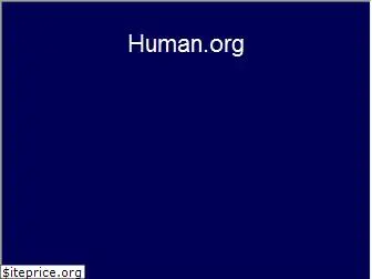 human.org