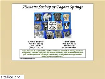 humanesocietyofpagosasprings.org