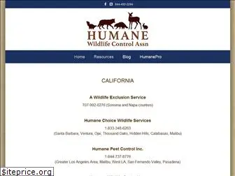 humanewildlifecontrol.org