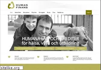 humanfinans.se