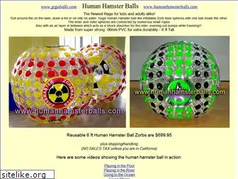 humanhamsterballs.com