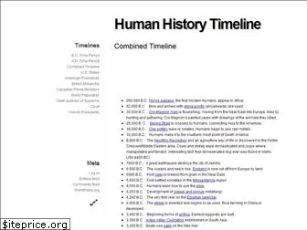 humanhistorytimeline.com