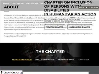 humanitariandisabilitycharter.org