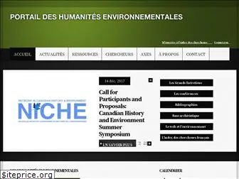 humanitesenvironnementales.fr