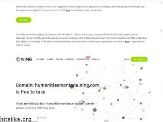 humanitiesmontana.ning.com