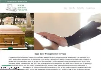 humanremainstransfer.com