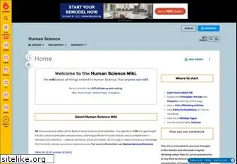 humanscience.wikia.com