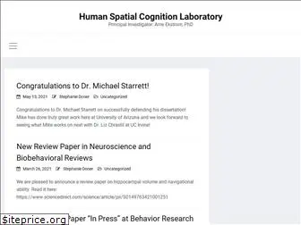 humanspatialcognitionlab.org