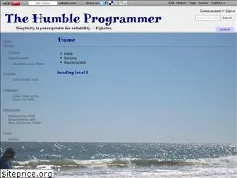 humbleprogrammer.wikidot.com