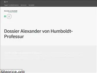 humboldt-professur.de