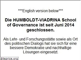 humboldt-viadrina.org