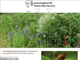 hummingbirdhillnatives.com