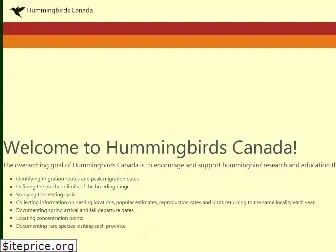 hummingbirdscanada.ca