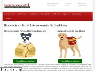 hunderucksack.info