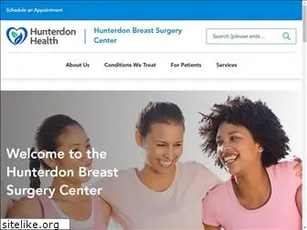 hunterdonbreastsurgery.org