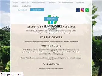 huntervalleyescapes.com