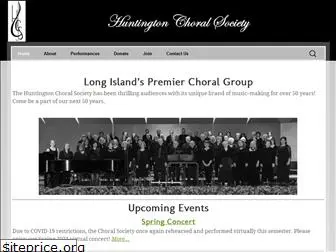 huntingtonchoralsociety.org