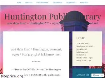 huntingtonlibraryvt.org