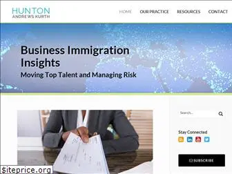 huntonimmigrationlawblog.com