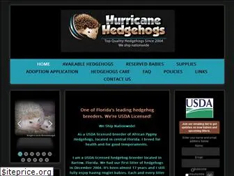 hurricanehedgehogs.com
