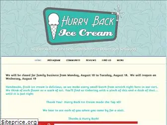 hurrybackicecream.com