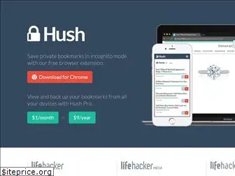 hushbookmarks.com
