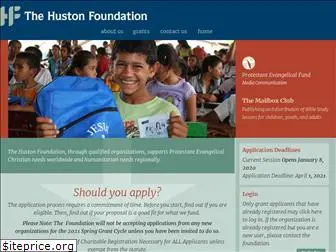 hustonfoundation.org