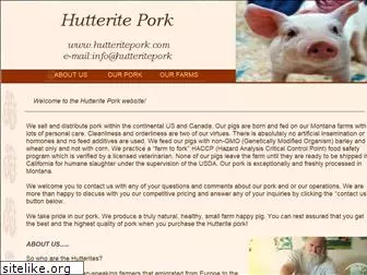 hutteritepork.com