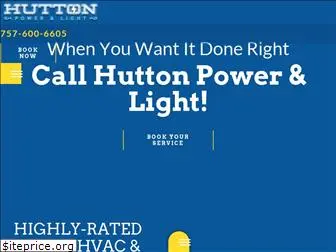 huttonpowerandlight.com