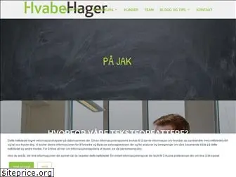 hvabehager.no