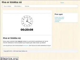 hvaer-klokka.com