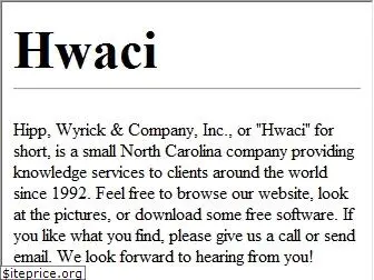 hwaci.com