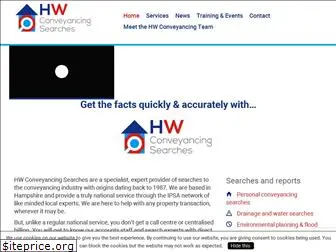 hwconveyancingsearches.co.uk